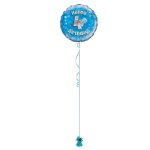 Age 4 Blue Holographic 18 Inch Balloon