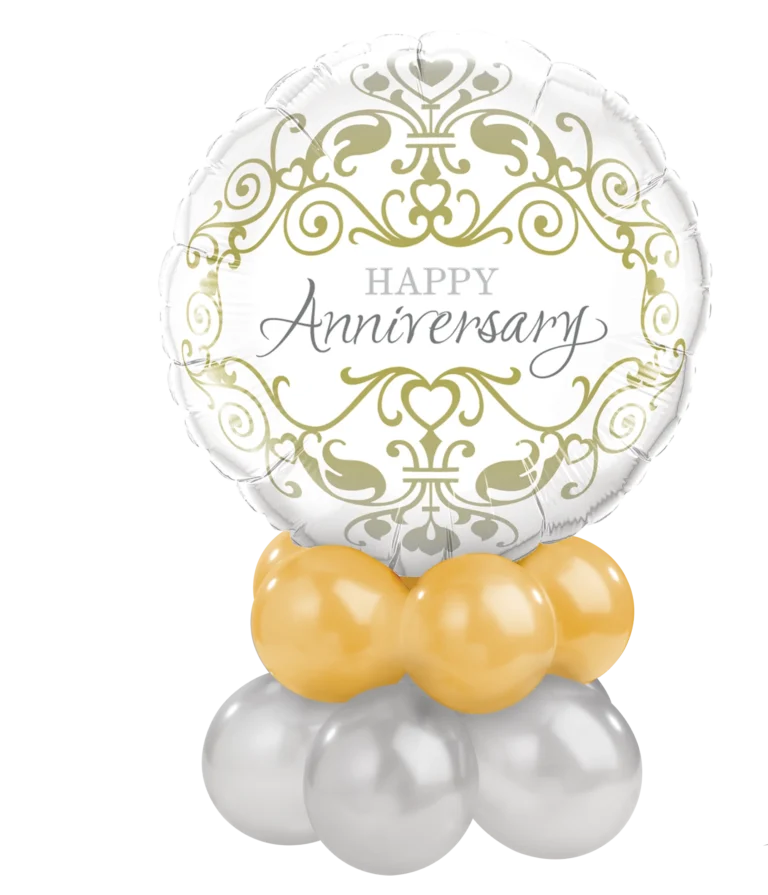 Anniversary foil balloon