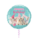 Happy Birthday Dogs Balloon 18 Inch