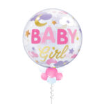 Baby Girl Bubble Balloon 22 Inches