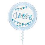 Christening Blue Foil 18 Inches – Latex Bunch Options