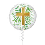 Christening Foil Balloon 18 Inches – Latex Bunch Options