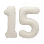 Number 15 Balloon 34 Inch, Choose Your Own Colour!
