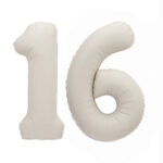 Number 16 Balloon 34 Inch, Choose Your Own Colour!