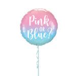 Pink Or Blue Gender Reveal Foil 18 Inch – Latex Bunch Options