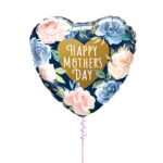 Mother's Day Heart Roses 18 Inch Foil Balloon