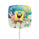 SpongeBob Foil Balloon 18 Inches – Latex Bunch Options