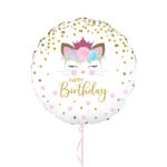 Happy Birthday Kitten Foil Balloon 18 Inches – Latex Bunch Options