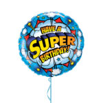 Happy Birthday Super Foil Balloon 18 Inches – Latex Bunch Options
