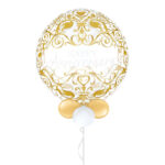 Happy Anniversary Bubble Balloon 22 Inches