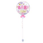 Baby Girl Bubble Balloon 22 Inch