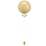 Gold 16 Inch Orb Balloon