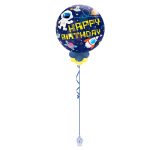 Happy Birthday Blue Bubble Balloon 22 Inch