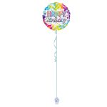 Happy Birthday Spots 18 Inch Foil Balloon