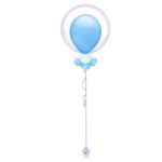 Choose Your Colour Double Bubble Balloon, Add Your Own Personal Message