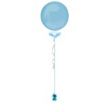 Light Blue 16 Inch Orb Balloon