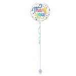 Thank You Confetti 18 Inch Foil Balloon