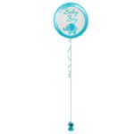 Baby Boy Elephant 18 Inch Foil Balloon