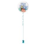 Hello Baby Silver 18 Inch Foil Balloon